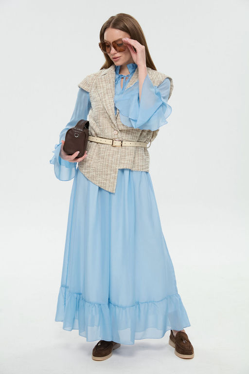 Костюм NIKVA н1040-1 небесный и песочный