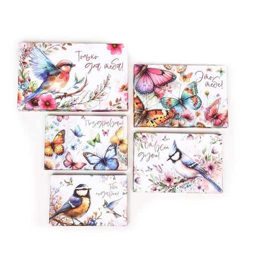 Набор коробок 10 в 1 «Птицы и бабочки» , 32.5 × 20 × 12.5 -12×7×4 см