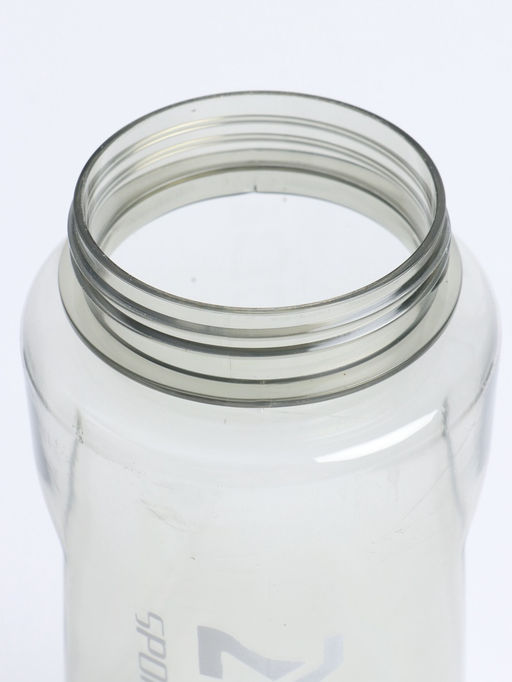 Бутылка для воды «Корни», 2 л, с трубочкой, пластиковая, серая