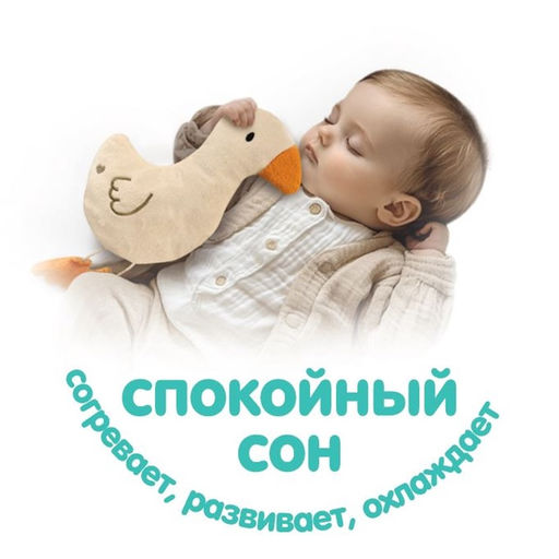 Игрушка грелка от колик «Гусь», вишнёвые косточки