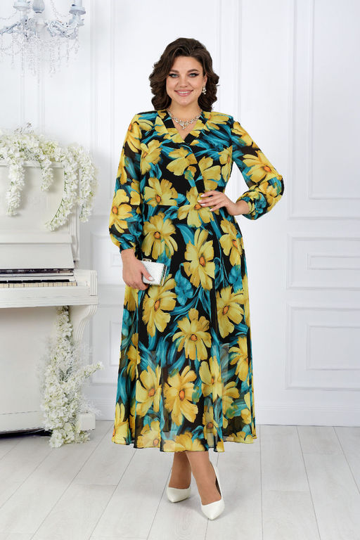 Платье Ninele 7431-Р темно-синий - Mira fashion фото 300