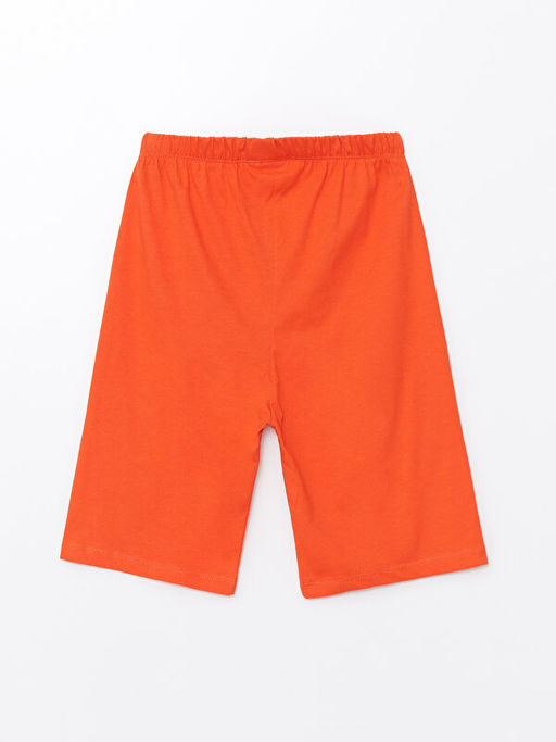 Beli Lastikli Bask?l? Erkek ?ocuk Pijama ?ort - Waikiki фото 2
