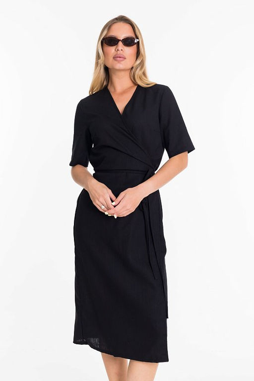 Платье М325043а черный