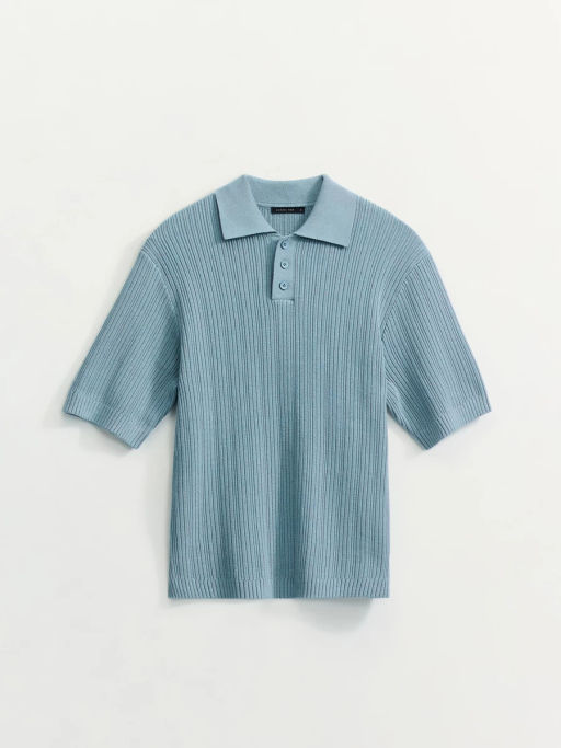 Джемпер поло фактурной вязки / Zarina фото 9