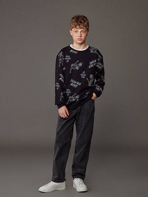 Regular Fit Erkek ?ocuk Jean Pantolon