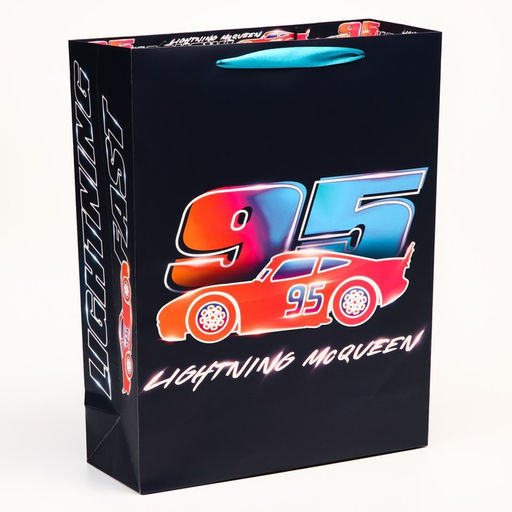 Пакет подарочный, 31 х 40 х 11,5 см Молния 95, Тачки - Disney фото 2