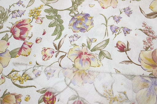 Сатин Асфея цв.белый, ш.2.35м, хлопок-100%, 110гр/м.кв - Купава фото 5