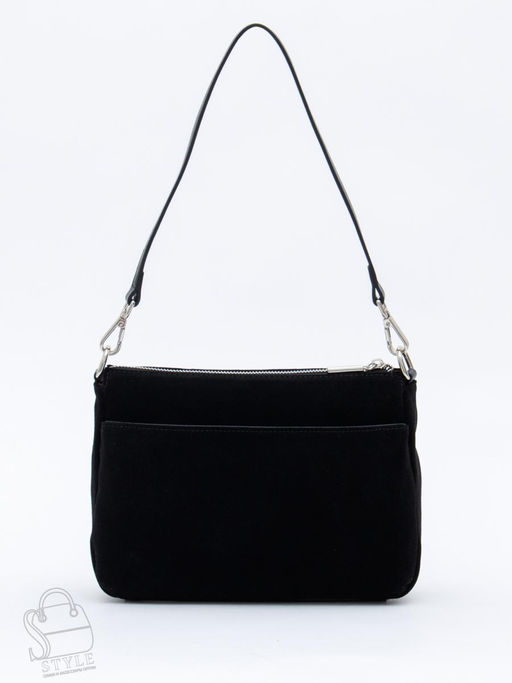 Сумка женская кожаная 8269PEF black Polina&Eiterou  в Новосибирске