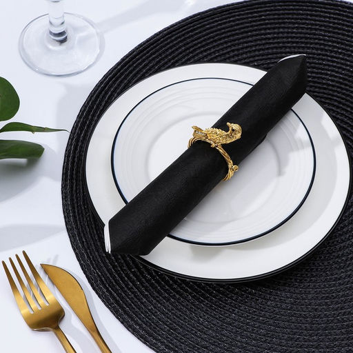 Кольцо для салфетки Nature Птица, 64,51,5 см, цвет золотой - Simaland фото 2