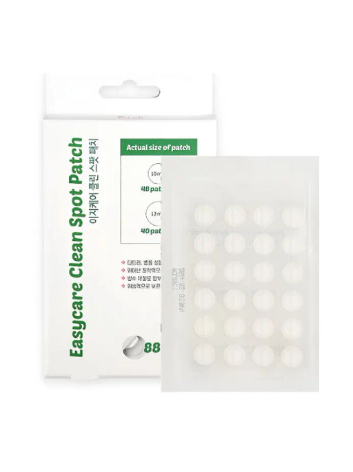 Patch Spot Easycare Clean - Патчи точечные от прыщей, 10 мм*48 шт 12 мм*40 шт