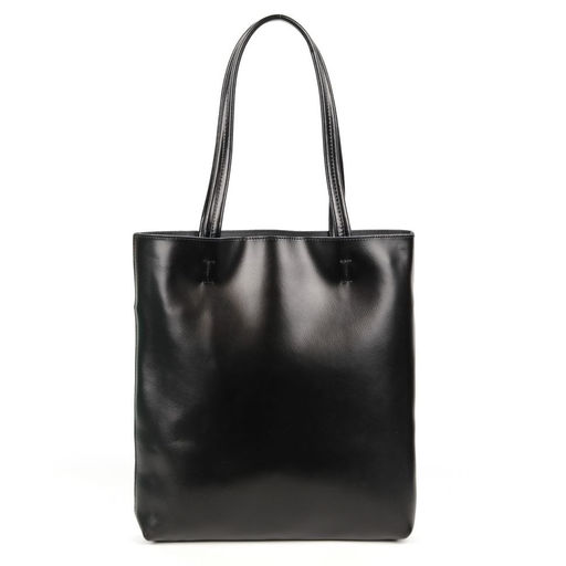 Женская кожаная сумка шоппер 8688-220 Черный - Cidirro фото 2
