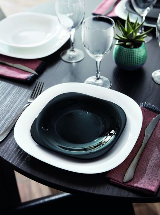 Тарелка десертная НЬЮ КАРИН черная 19см - Luminarc фото 4