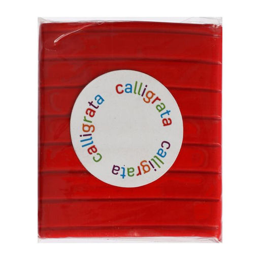 Полимерная глина Calligrata 50 г, оранжево-красная