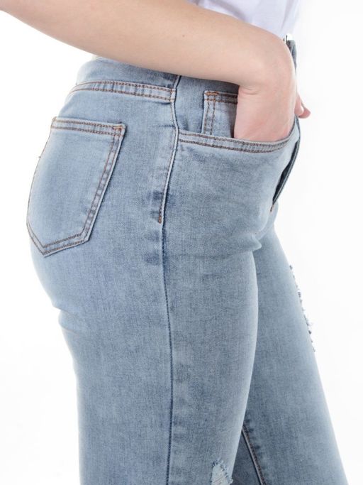 0058 Джинсы женские зауженные YTD JEANS