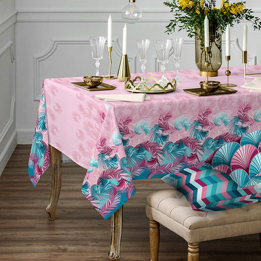 "Византийский узор" Скатерть рогожка 180х150см, 171г/м2, хлопок 100%, "Домашняя мода" (Россия)