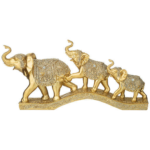 ФИГУРКА ДЕКОРАТИВНАЯ ТРИ СЛОНА 33,4*6,9*16 СМ