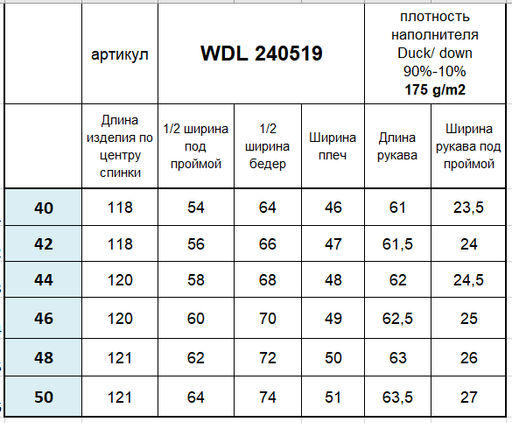 Conso/WDL 240519 - светло-бежевый Пуховое пальто