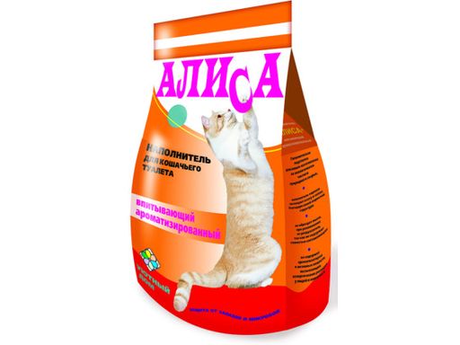 Наполнитель Алиса 4,6л Ароматизированный, упаковка (4шт)