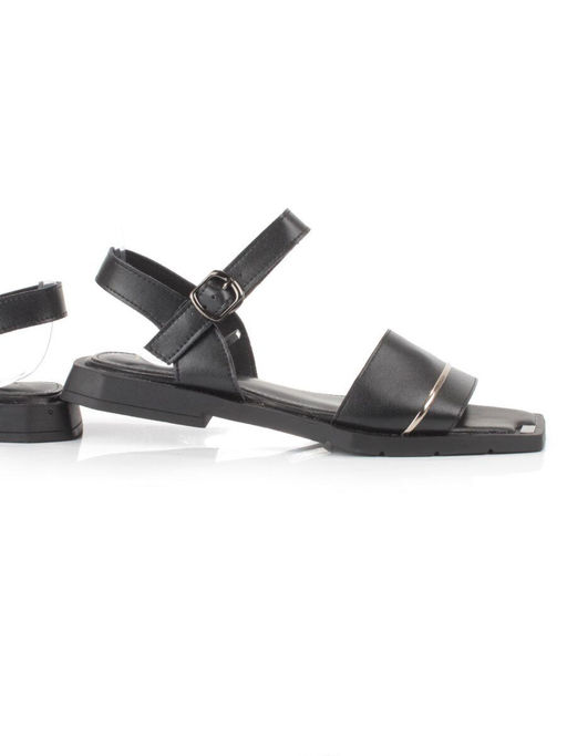 08-PEY183-3 BLACK Босоножки женские (натуральная кожа) - Фабричный китай фото 10