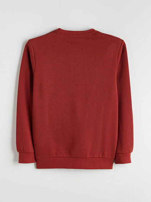 Bisiklet Yaka Erkek Sweatshirt