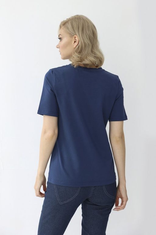 Футболка с V-образным вырезом - Looklikecat фото 2