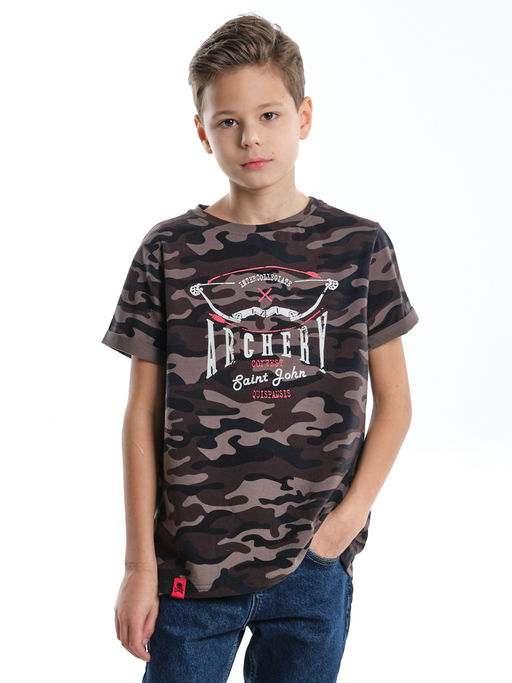 Футболка с принтом UD 2975 камуфляж - Mini maxi фото 3