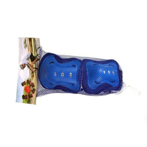 Защита для катания на роликах и велосипеде 6 предметов. 4-15лет / Yan-0021BL /уп 100/ синий - Галеонтрейд фото 7