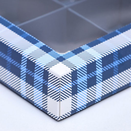 Цена за 2 шт. Коробка для 4 конфеты, «Мужской» 12.6×12.6×3.5 см