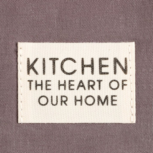 Дорожка на стол «Этель» Kitchen 40×150±5 см, 100% хлопок, саржа 220 г/м², серая