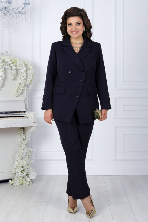 Платье Ninele 7431-Р темно-синий - Mira fashion фото 2354