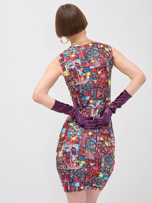 Платье с вырезом каре OD-634-1 - Tantino фото 6