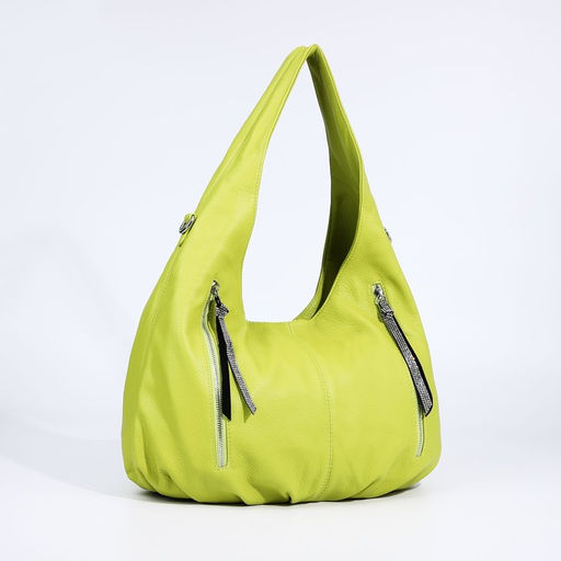 Сумка-мешок на молнии, 3 наружных кармана, цвет зелёный - Simaland фото 3