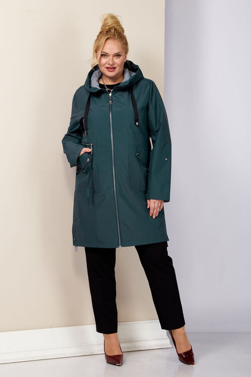 Плащ SHETTI 2188 темный изумруд