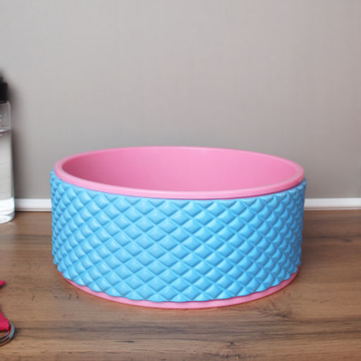 Колесо для йоги и пилатеса массажное 30Х10 / MYW-30BP / голубой / уп10 - Галеонтрейд фото 3