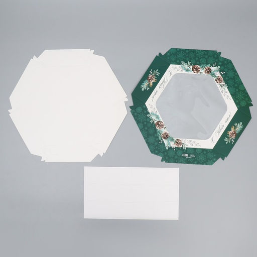 Цена за 5 шт. Коробка складная «С Новым годом!», 20×23×4 см