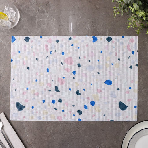 Набор салфеток сервировочных Доляна Мармелад, 4 шт, 4530 см, цвет белый  фото 3