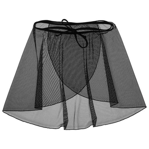 Юбка гимнастическая Grace Dance, с запахом, р. 30-32, цвет чёрный  фото 7
