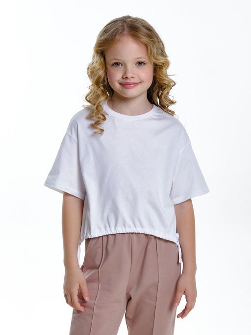 Футболка для девочки UD 7519 белый - Mini maxi фото 8