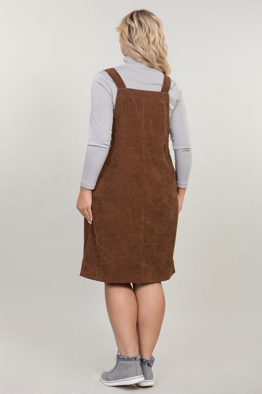 Сарафан 1040 коричневый - Novita фото 5