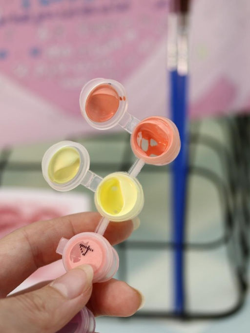 Картина по номерам на подрамнике Draw Me! Heart with text, (20*20 см)