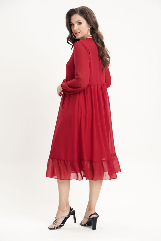 Платье Fantazia Mod 4771 красное  фото 2