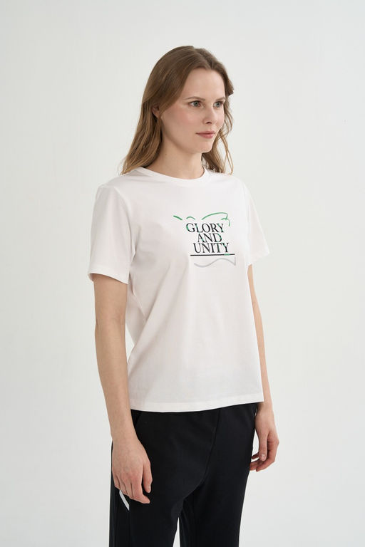 Футболка Белый ANTA ICONIC SS Tee  фото 2
