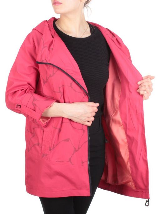 F809 CRIMSON Ветровка женская CO-COCOPINE (85% хлопок, 15% полиэстер) - Fashion фото 8