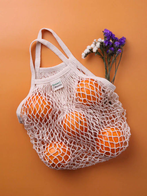 Авоська с -2 мя ручками в комплекте с чехлом-мешочком для удобного хранения - Greenmania фото 4