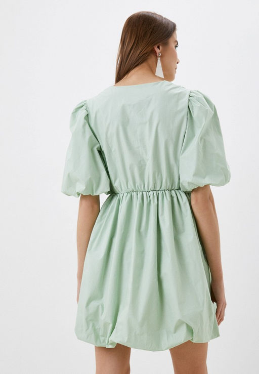 Светло-зеленое мини-платье - Incity фото 13