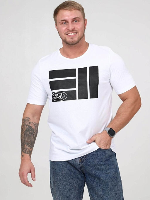 Мужская футболка Маркировка белая - Modellini фото 2