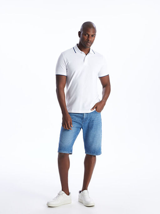 Polo Yaka K?sa Kollu Pike Erkek Ti??rt