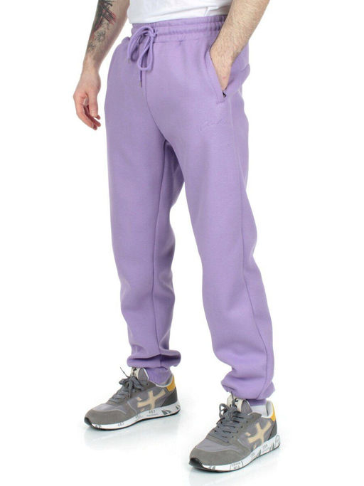 C43BR LILAC Брюки спортивные мужские (90% хлопок, 10% полиэстер) - Fashion фото 3
