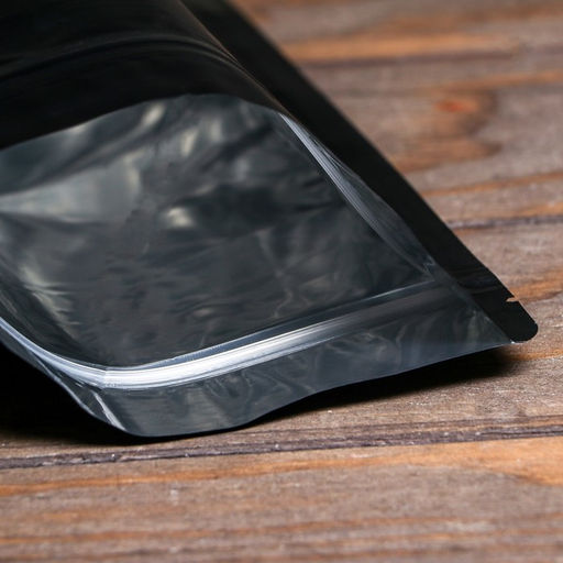 Цена за 100 шт. Пакет дой-пак, матовый, чёрный, 16×24×4 см