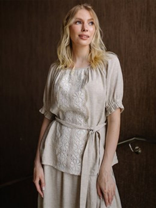 блузка лен 73%, вискоза 27%